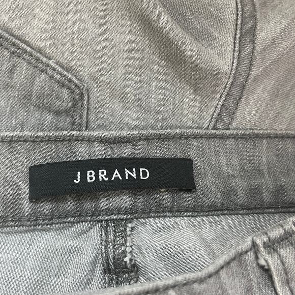 J Brand Denim Cut Off Shorts Womens Size 28 Gray Distressed Frayed Hem Festival - Picture 5 of 11